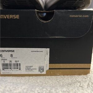 Sliver Metallic Converse